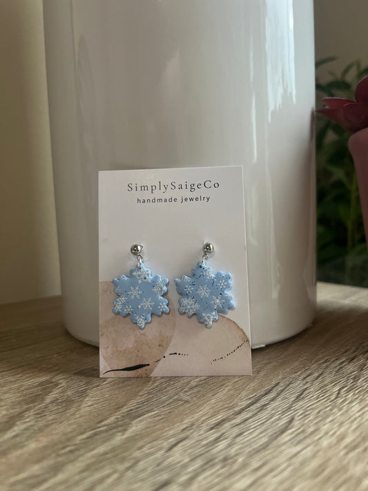 Snowflake earrings