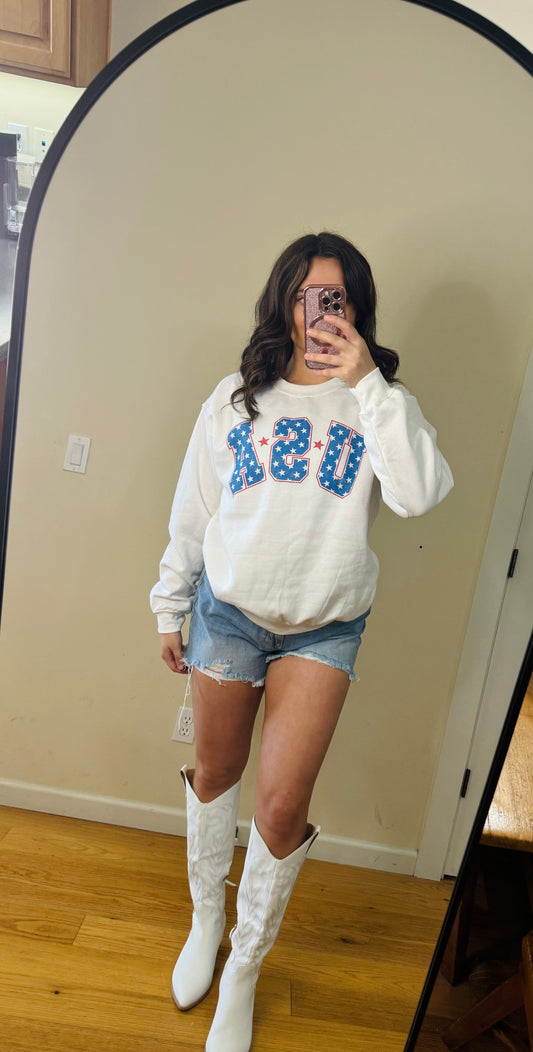 USA Star Crewneck