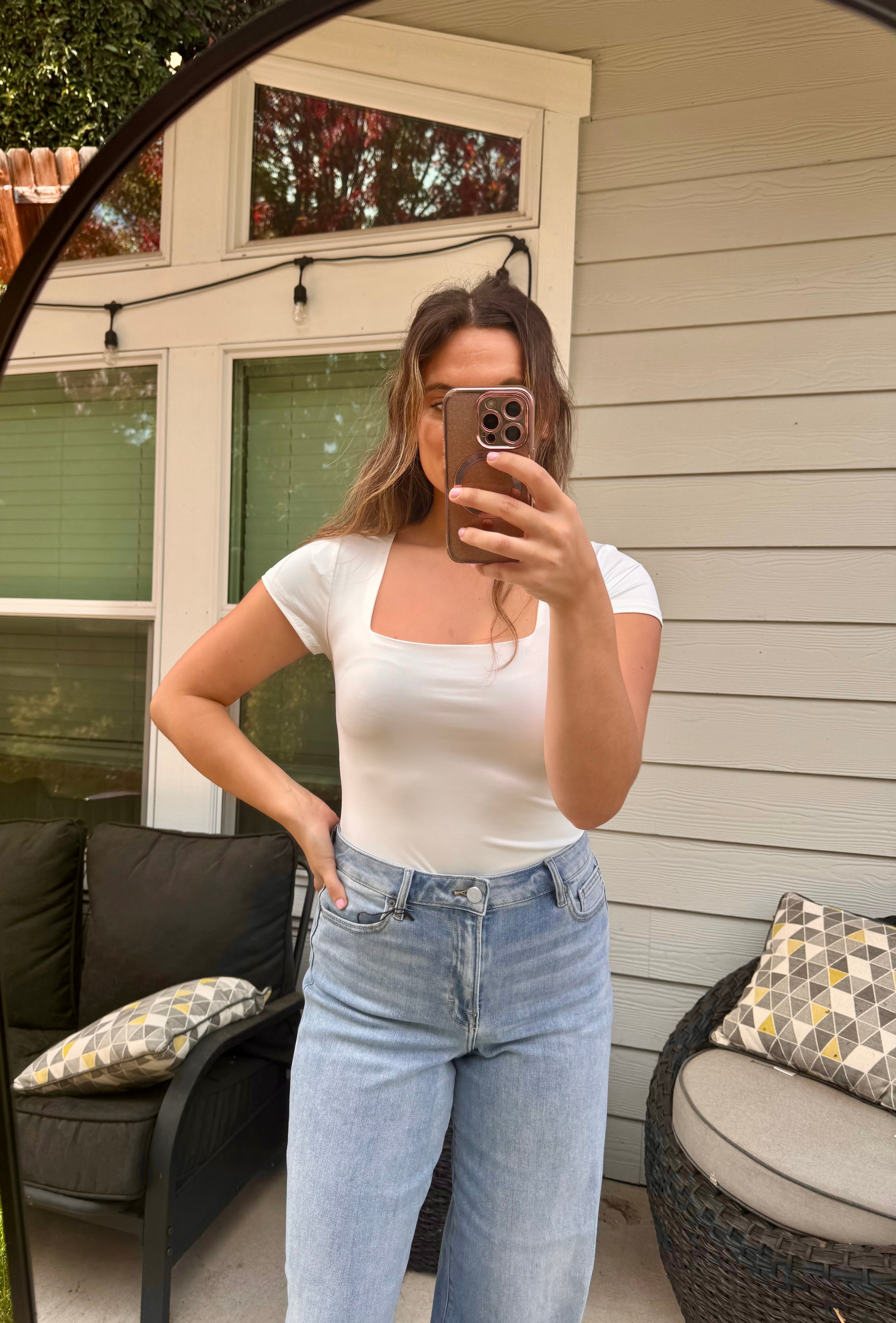 Square Neck Bodysuits