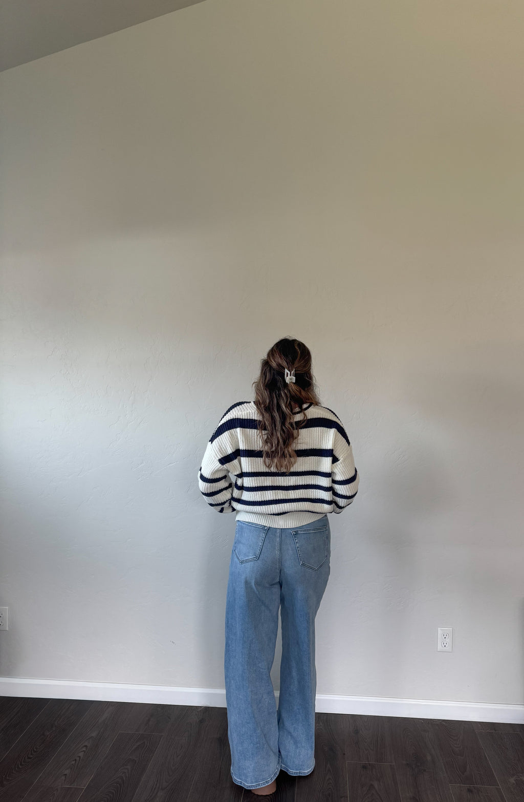 Bona striped cardigan