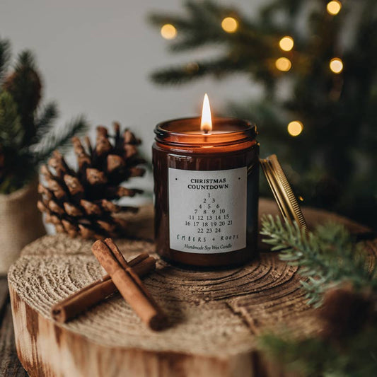 Christmas Countdown Advent Soy Candle