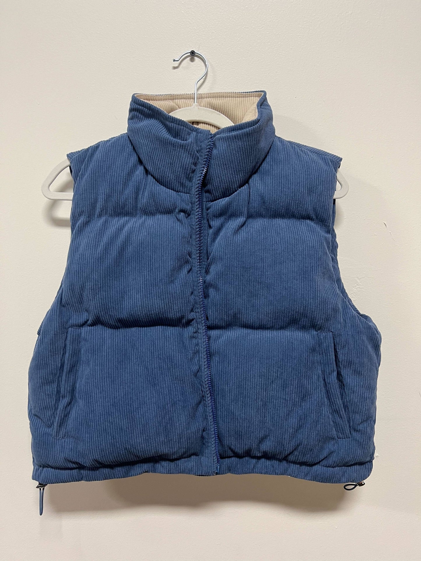 ADOREME CORDUROY PUFFER VEST