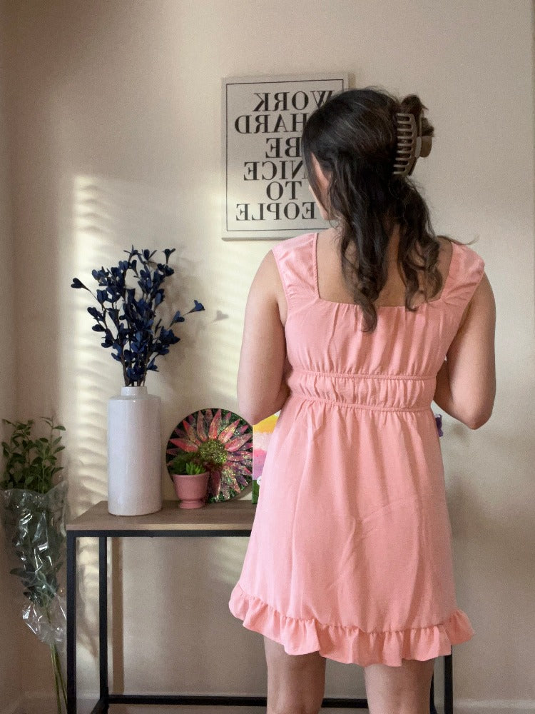 Cap Sleeve Mini Dress